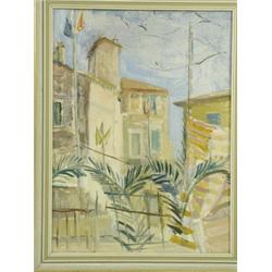 D H Waterfield (1908-1971) TWO VIEWS OF MENTON, FRANCE; and A VIEW OF A FRENCH HARBOUR One...