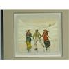 Image 1 : S A Hynard FIVE CHRISTMAS SCENES - original illustration for a Harrods biscuit tin Signed,...