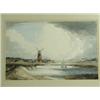 Image 1 : ... Hardy Moore 'CLEY MILL, NORFOLK' Inscribed on a label verso, watercolour, 35 x 54cm ...