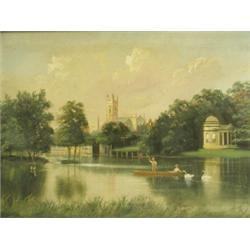 English School, early 20th Century THAMES RIVER SCENES A pair signed Lewis, oil on canvas,...