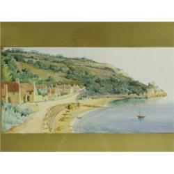 Jessie M Hillson A PAIR OF CORNISH VIEWS, ONE OF ST MICHAELS MOUNT Signed, watercolours, ea...