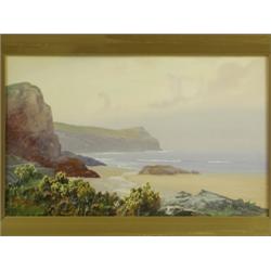 Evelyn Bishop POUTH, NEWQUAY; COY'S DODMAN? LANDS END A pair, both signed and inscribed, go...