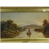 Image 1 : C Smith A PAIR OF RIVER LANDSCAPES Signed, oils on canvas, each 25 x 46cm (2) Est. 100/2...