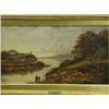Image 2 : C Smith A PAIR OF RIVER LANDSCAPES Signed, oils on canvas, each 25 x 46cm (2) Est. 100/2...