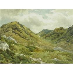English School HIGHLAND VIEWS A pair, unsigned, watercolour, 23 x 34cm Est. 200/250...