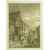 Image 1 : George Hayes WELSH STREET SCENES A pair, signed and dated 1878, watercolour Est. 200/300...