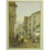 Image 2 : George Hayes WELSH STREET SCENES A pair, signed and dated 1878, watercolour Est. 200/300...