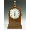 Image 1 : A Regency period mahogany bracket clock with a single fusee movement (non striking) and with a...