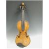 Image 1 : A violin with a single piece back, no strings and a paper label inside, 59cm Est. 200/300...