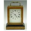 Image 1 : A 19th Century French timepiece in birds eye maple case, the movement with vertical escapement...