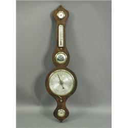A 19th Century rosewood onion top barometer 'G. Pozzi', Liverpool, 94.5cm high Est. 250/350...
