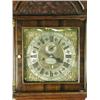 Image 2 : An oak and walnut cased longcase clock, the square brass dial inscribed 'Glover,Chester', with...
