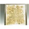 Image 1 : A George III woolwork map sampler depicting the counties of England and Wales, worked by 'Hann...