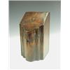 Image 1 : A George III flame mahogany serpentine fronted knife box with a fitted and inlaid interior, 34...