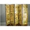 Image 1 : A Victorian five fold scrap screen, 255cm wide x 192cm high Est. 250/350...