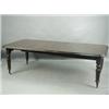 Image 1 : A Victorian mahogany extending dining table with a moulded top, three extra leaves (one replac...