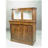 Image 1 : A Regency rosewood glazed top chiffonier, with Ionic capitals and fluted pilaster pilasters an...