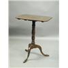 Image 1 : A George III elm snap top tripod table Est. 200/300...