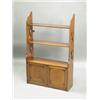 Image 1 : A Victorian mahogany wall shelf with cupboard doors Est. 250/350...