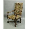 Image 1 : A late 19th Century walnut chair in the William and Mary style Est. 300/400...