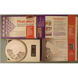 2 First Alert Carbon Monoxide Detector Protect Home