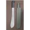 Image 1 : VINTAGE SURVIVAL HATCHET MACHETE W/CANVAS SHEATH