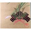 Image 3 : 2 Traditional Chinese Paintings on Gold Paper Framed