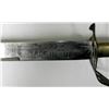 Image 8 : VINTAGE DOUBLE ETCHED INDIAN SHORT SWORD-HORSE HEAD POM