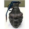Image 3 : WWII U.S. PINEAPPLE HAND GRENADE-WITH FUZE-INERT
