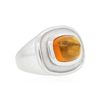 Image 2 : 14KT White Gold 4.16 ctw Citrine Ring