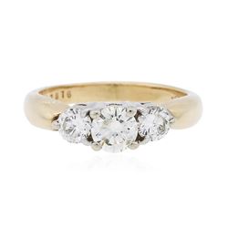 14KT Yellow Gold 0.97 ctw Diamond Ring