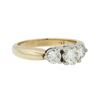 Image 2 : 14KT Yellow Gold 0.97 ctw Diamond Ring