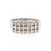 Image 1 : 14KT White Gold 0.70 ctw Diamond Ring