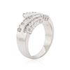 Image 3 : 14KT White Gold 1.01 ctw Diamond Ring