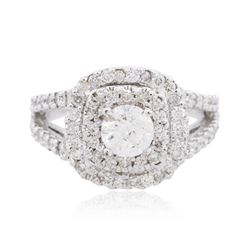 14KT White Gold 1.11 ctw Diamond Ring