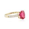 Image 2 : 14KT Yellow Gold 3.07 ctw Ruby and Diamond Ring