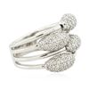 Image 2 : 14KT White Gold 0.59 ctw Diamond Ring