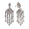 Image 2 : 14KT White Gold 0.40 ctw Diamond Earrings