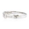 Image 2 : 18KT White Gold 6.47 ctw Diamond Bangle Bracelet