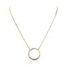 Image 2 : 18KT Yellow Gold 1.00 ctw Diamond Pendant With Chain