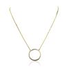 Image 2 : 18KT Yellow Gold 1.00 ctw Diamond Pendant With Chain