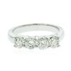Image 1 : 14KT White Gold 1.24 ctw Diamond Ring