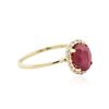 Image 2 : 14KT Yellow Gold 2.26 ctw Ruby and Diamond Ring