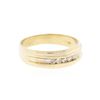 Image 2 : 14KT Yellow Gold 0.25 ctw Diamond Ring