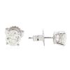 Image 2 : 14KT White Gold 1.30 ctw Diamond Stud Earrings