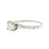 Image 2 : 14KT White Gold EGL Certified 1.53 ctw Diamond Ring