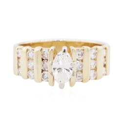 14KT Yellow Gold 1.00 ctw Diamond Ring