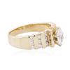 Image 2 : 14KT Yellow Gold 1.00 ctw Diamond Ring