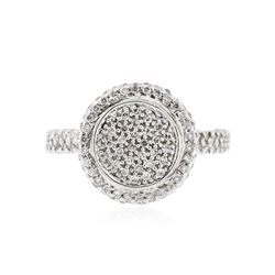 14KT White Gold 0.80 ctw Diamond Ring