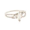 Image 2 : 18KT White Gold 0.66 ctw Diamond Ring